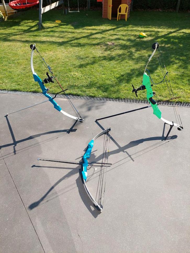3 compoundbogen, Sport en Fitness, Handboogschieten, Pijlen, Ophalen