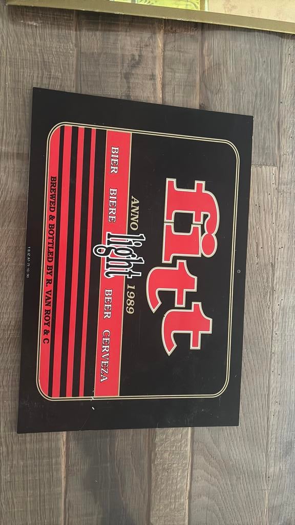 Bordje Fitt Van Roy Wieze, Ophalen, Zo goed als nieuw