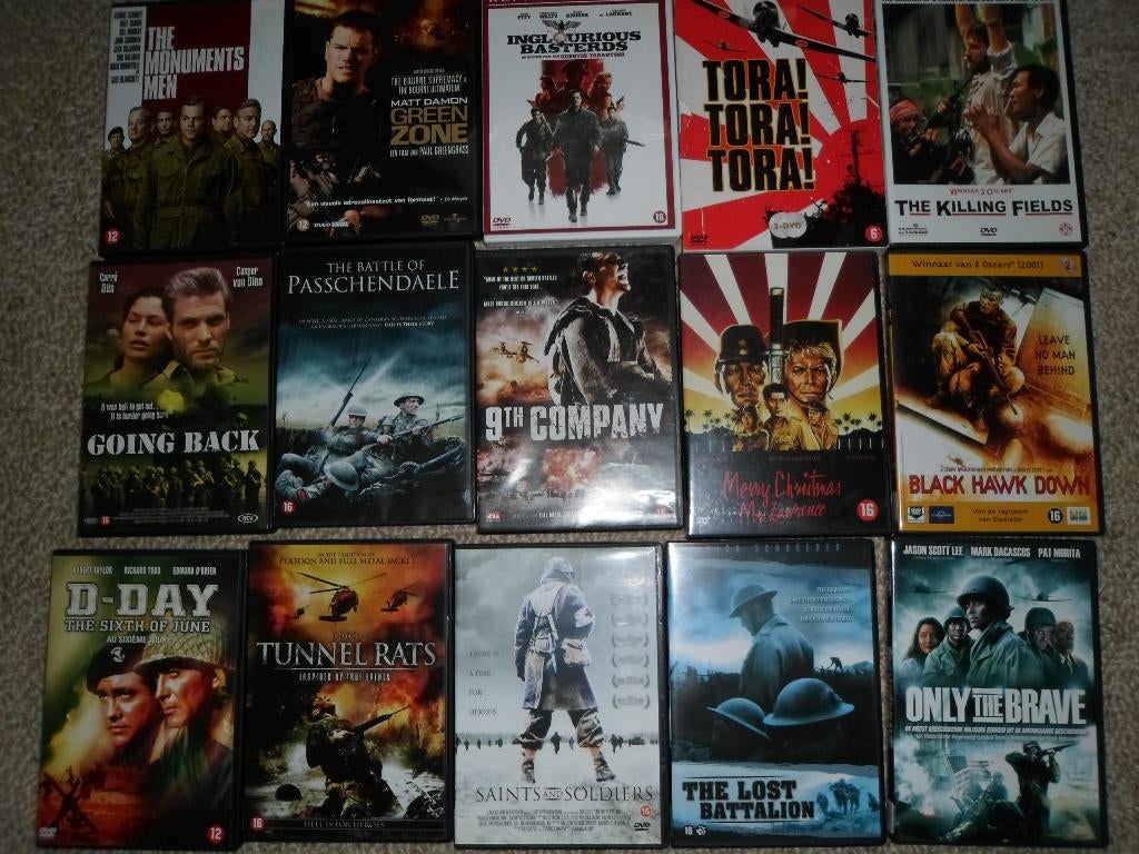 dvd's oorlog, CD & DVD, DVD | Action, Enlèvement, Comme neuf, Guerre