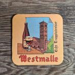 Ancien tapis à bière Westmalle, Collections, Enlèvement ou Envoi