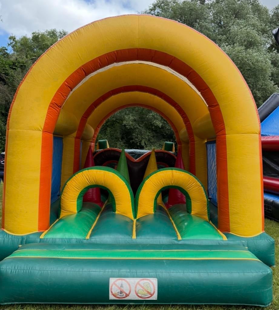 Springkasteel Hindernis Parkoer, Ophalen of Verzenden, Zo goed als nieuw