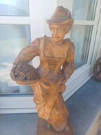 Handgesneden beeld, Antiek en Kunst, Kunst | Beelden en Houtsnijwerken, Ophalen of Verzenden, Beeld