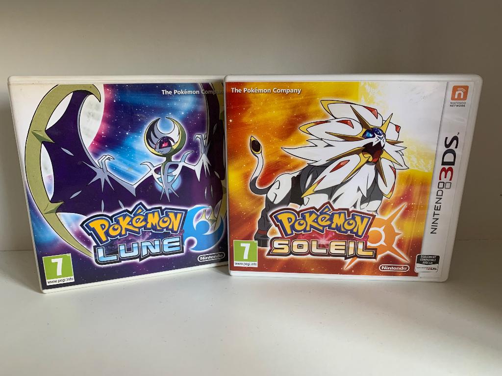 Pokemon lune et soleil 3ds - PAL - français, 1 joueur, Aventure et Action, Utilisé, À partir de 3 ans