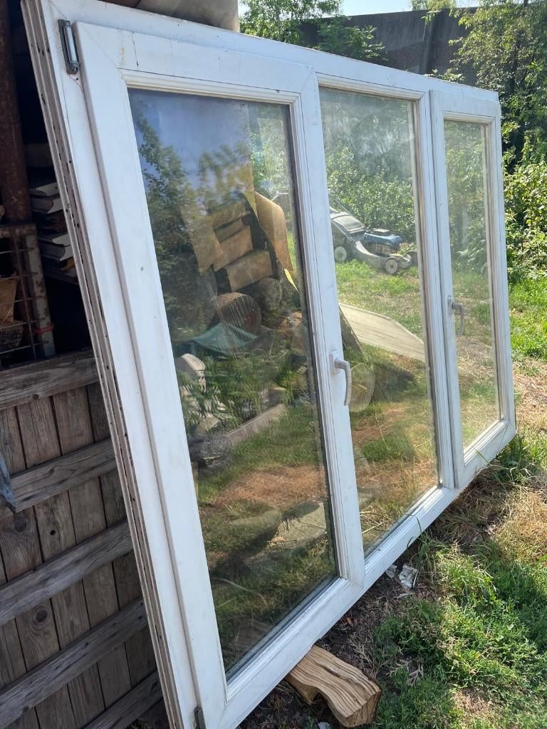 pvc raam, Doe-het-zelf en Bouw, Glas en Ramen, Ophalen, Gebruikt