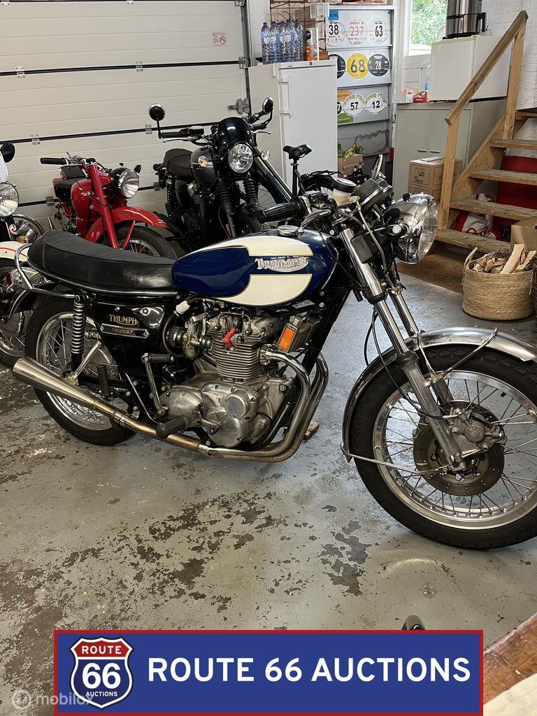 Triumph Trident T150V | 1974 | Route 66 Auctions, Triumph, Zwart, Bedrijf, Handgeschakeld