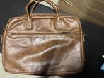 Sac ordinateur / sac de travail en cuir brun – style vintage, Autres marques, Cuir, Comme neuf, Brun