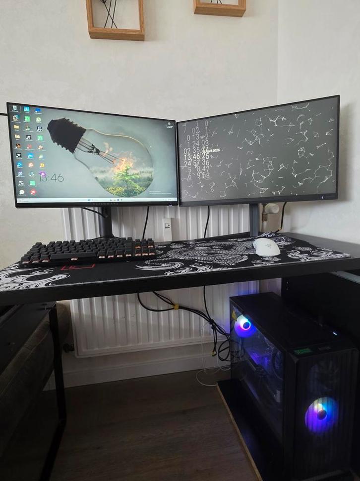 4K GAMING PC SETUP, Computers en Software, Desktop Pc's, Zo goed als nieuw, 4 Ghz of meer, SSD, 16 GB, Met videokaart, Met monitor