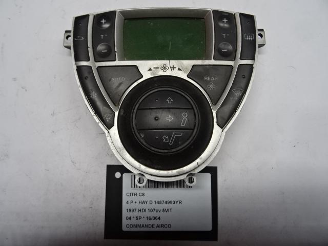 PANNEAU DE COMMANDE CLIMATISATION C8 (EA / EB) (14874990YR), Autos : Pièces & Accessoires, Tableau de bord & Interrupteurs, Citroën