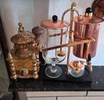 Nieuwe koperen koffiemaker met messing koffiemolen, Huis en Inrichting, Ophalen of Verzenden