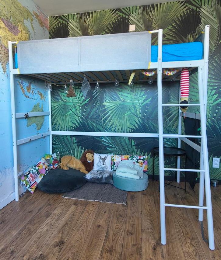 Ikea Vitval hoogslaper, Huis en Inrichting, Slaapkamer | Stapelbedden en Hoogslapers, Hoogslaper, Ophalen