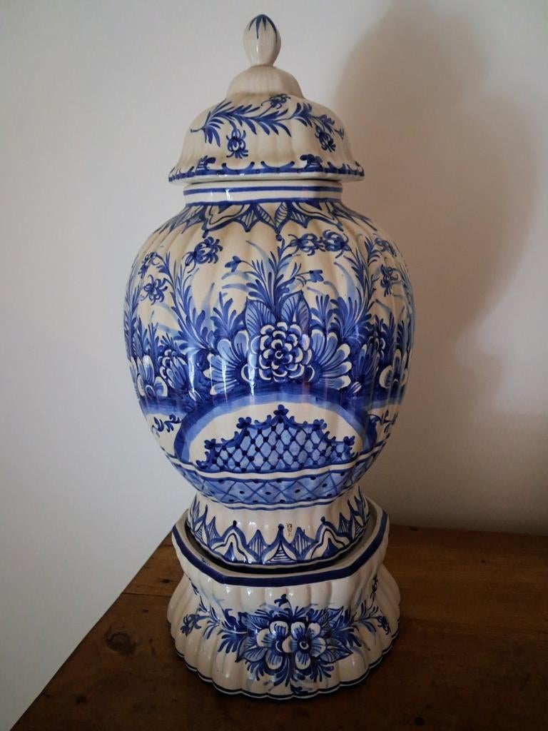 Grand vase manufacture Royal Delft, Antiquités & Art, Antiquités | Vases, Enlèvement