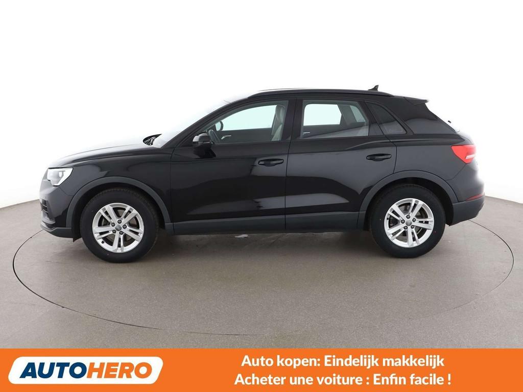Audi Q3 35 TFSI Mild-Hybrid (bj 2019, automaat), Zwart, Leder, Adaptive Cruise Control, 5 zetels