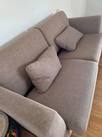 Canape lit double ton brun, Banc droit, Enlèvement, Utilisé, Deux personnes