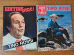 2 tijdschriften Tino Rossi, Ophalen, Zo goed als nieuw, Muziek, Film of Tv