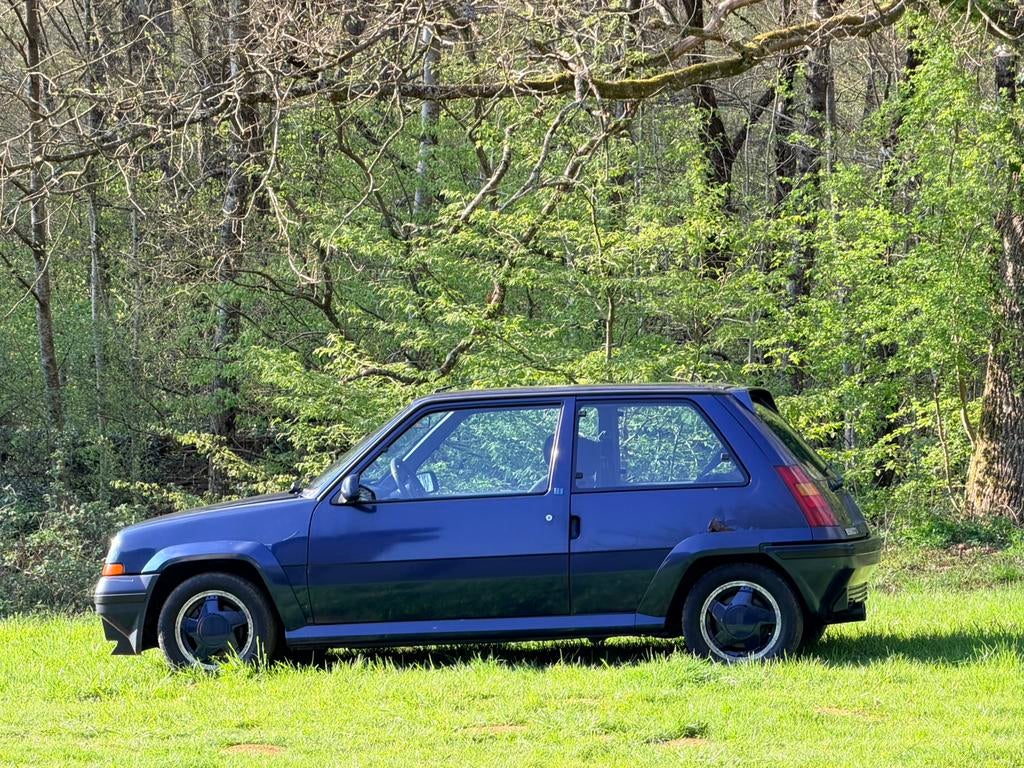 Renault 5 GT Turbo Alain Oreille du 30/03/1990, Autos, Oldtimers & Ancêtres, Particulier, Renault, Bleu, Bleu, Enlèvement