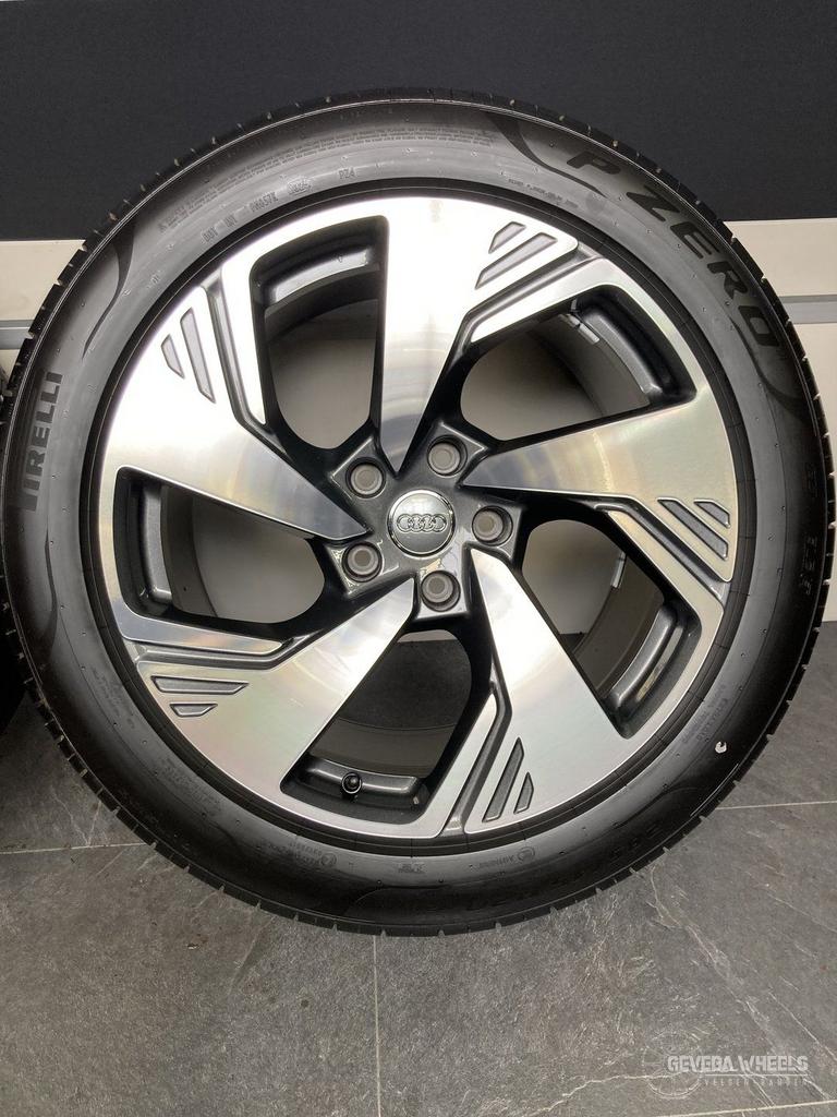 20” originele Audi Q6 Etron GF velgen banden breedset 5x130, Auto-onderdelen, Banden en Velgen, Banden en Velgen, Zomerbanden