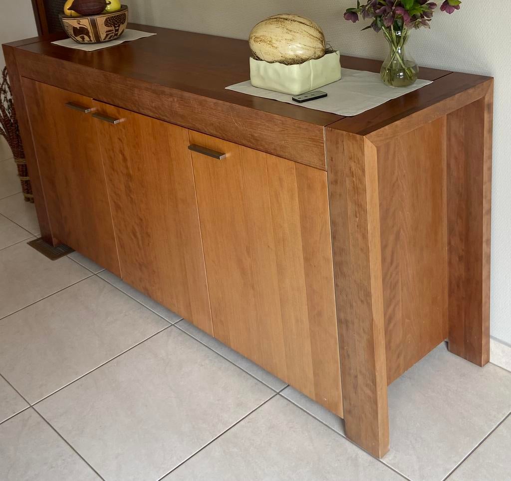 Buffet kast, 25 à 50 cm, Avec porte(s), Cerisier, 150 à 200 cm