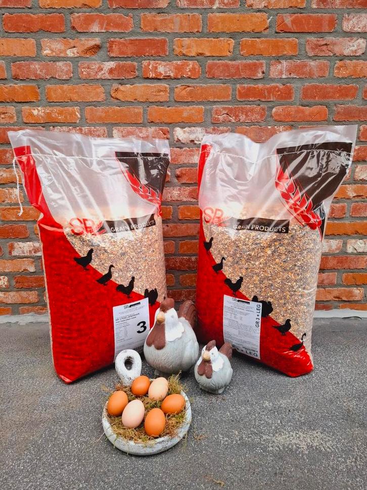 Kippengraan met of zonder legkorrel, 2de zak 50% korting!, Dieren en Toebehoren, Dierenvoeding, Pluimvee, Ophalen