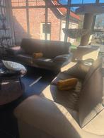 2-zit en 3-zit zetel, Maison & Meubles, Canapés | Salons, Autres dimensions, Banc droit, Enlèvement, Utilisé