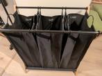 Panier à linge à trois compartiments, Maison & Meubles, Enlèvement, Comme neuf, Autres types, Moins de 100 cm