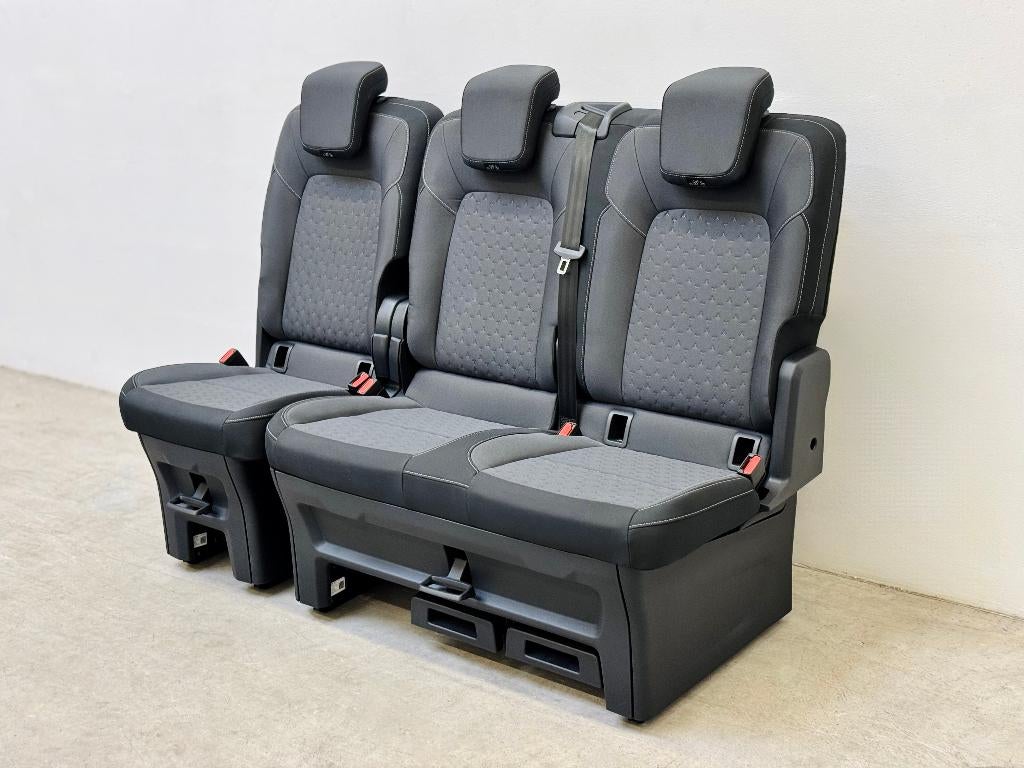 Nieuwe Achterbank Ford Tourneo Custom Bekledingset 2024 2+1, Auto-onderdelen, Interieur en Bekleding, Citroën, Ford, Mercedes-Benz