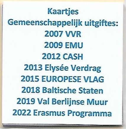 Kaartjes Gemeenschappelijke uitgiftes, Ophalen of Verzenden