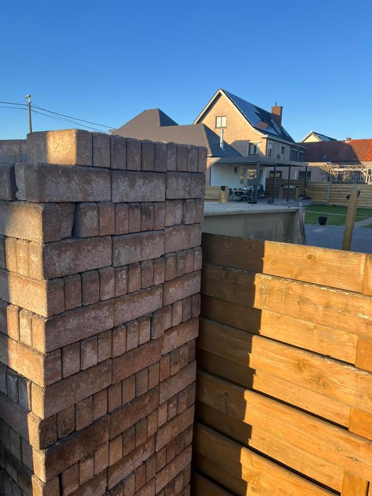 Klinkers, Tuin en Terras, Tegels en Klinkers, Ophalen, Zo goed als nieuw, Klinkers