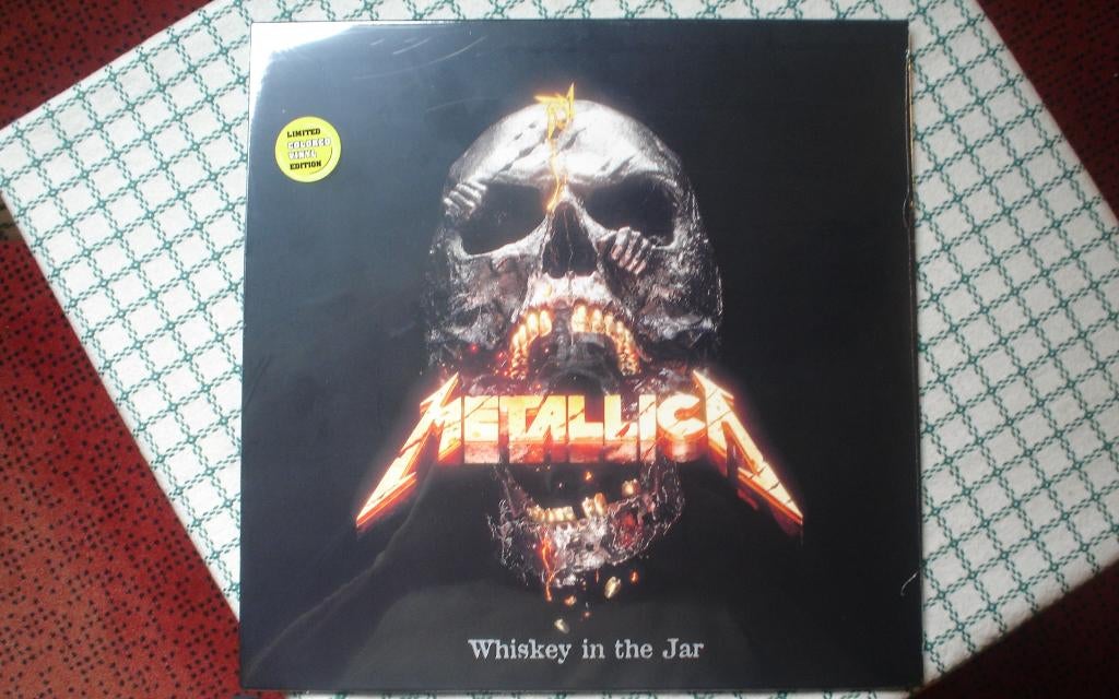 metallica whiskey in the jar geel vinyl, Enlèvement ou Envoi, Neuf, dans son emballage, Autres formats, Pop rock
