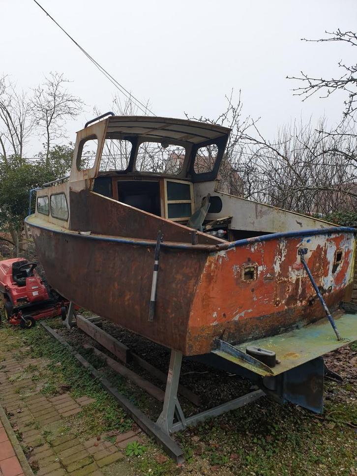 Gratis: casco stalen boot, Watersport en Boten, Motorboten en Motorjachten, Staal, Tot 6 meter, Ophalen