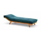 Vintage chaise longue slaapbank bank jaren '60 '70 design, Envoi, Tissus