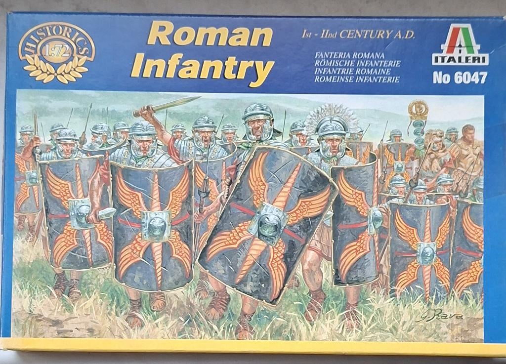 romeinse infanterie, Ophalen of Verzenden, Zo goed als nieuw, 1:50 of kleiner, Figuur of Figuren