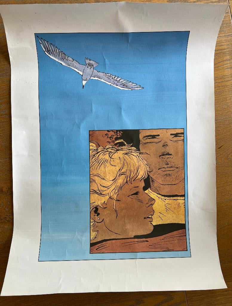 Cosey/Lombard stripboekposter, Verzamelen, Ophalen, Gebruikt, A1 t/m A3, Overige onderwerpen