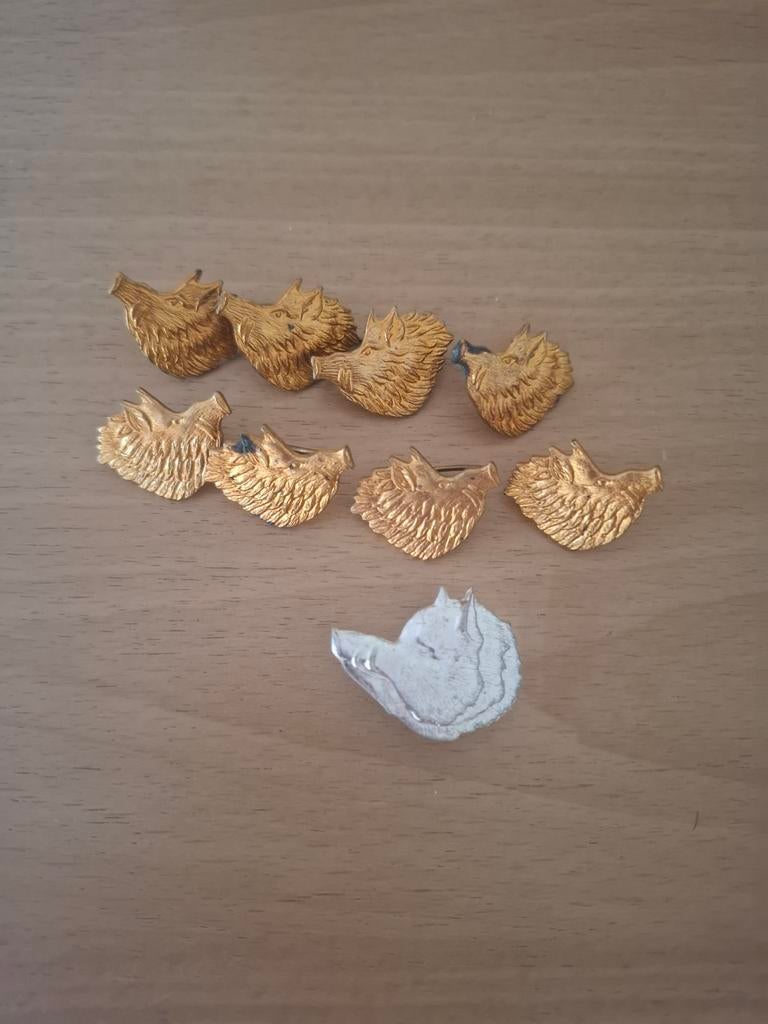 Lot 9 hures chasseurs ardennais, Enlèvement ou Envoi