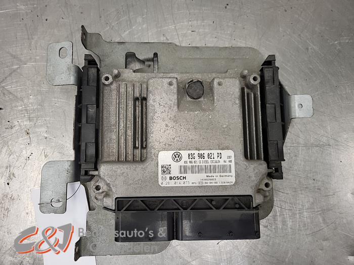 Ordinateur gestion moteur d'un Volkswagen Caddy, Volkswagen, -, 3 mois de garantie, Utilisé