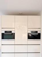 #33 Luxe L-vormige ingerichte keuken, Huis en Inrichting, Ophalen, Wit, Hoekkeuken, Graniet of Steen