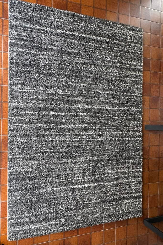 Donkergrijs tapijt te koop, Jardin & Terrasse, Paillassons, Enlèvement, Comme neuf