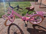 Roze meisjesfiets 18 inch, Ophalen, Gebruikt, Handrem, Spirit