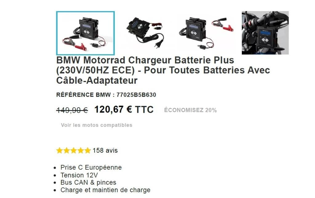 Chargeur de Batterie Motorrad, Enlèvement, Comme neuf