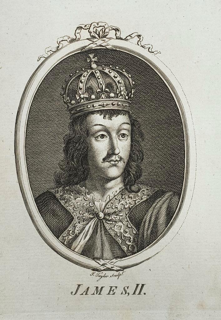 Jacques II (James II), roi d'Écosse, Antiquités & Art, Art | Eaux-fortes & Gravures, Enlèvement ou Envoi