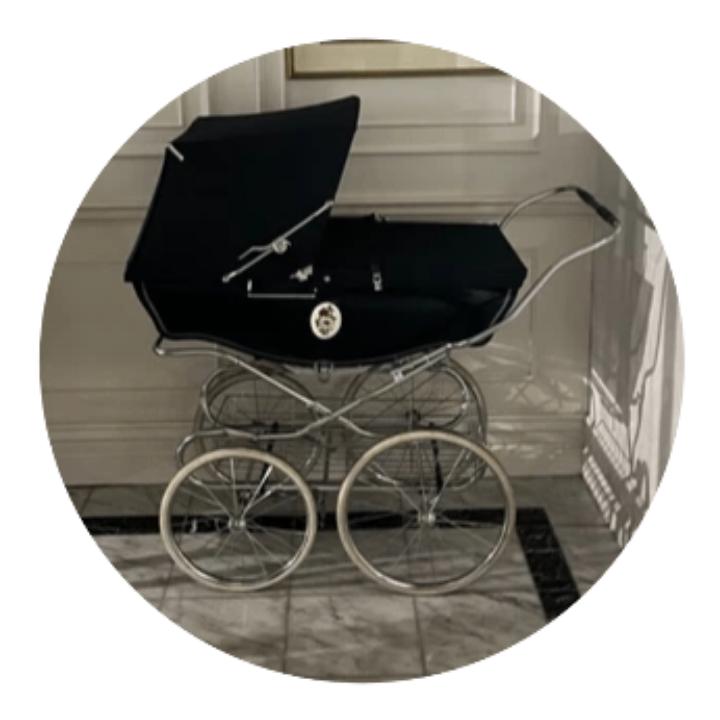 Calèche pour enfants et bébés Silver Cross, Enlèvement, Utilisé