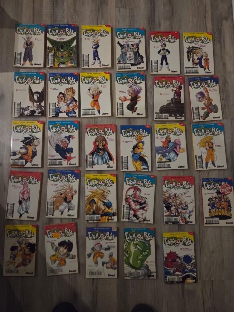Dragon Ball –Manga Édition Kiosque Glénat – 65 numéros –, Plusieurs BD, Enlèvement, Utilisé, Toriyama