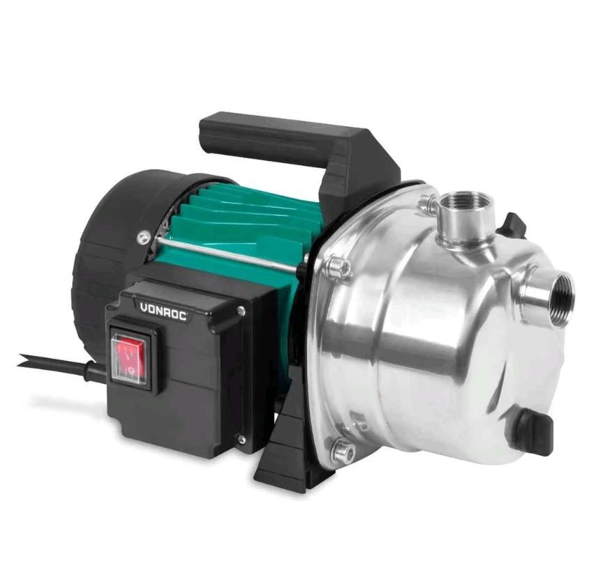 Pompe à eau de pluie VONROC GP526AC, Jardin & Terrasse, Pompes à eau, Enlèvement ou Envoi, Neuf, Électrique