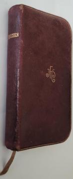 Petit livre ancien rare en cuir, Enlèvement, AUTRES