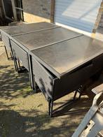 Tuintafel met 6 stoelen, Tuin en Terras, Tuintafels, Ophalen, Gebruikt, Rechthoekig, Aluminium