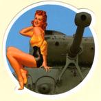 Pin Up Girl sticker #180, Verzamelen, Verzenden, Nieuw