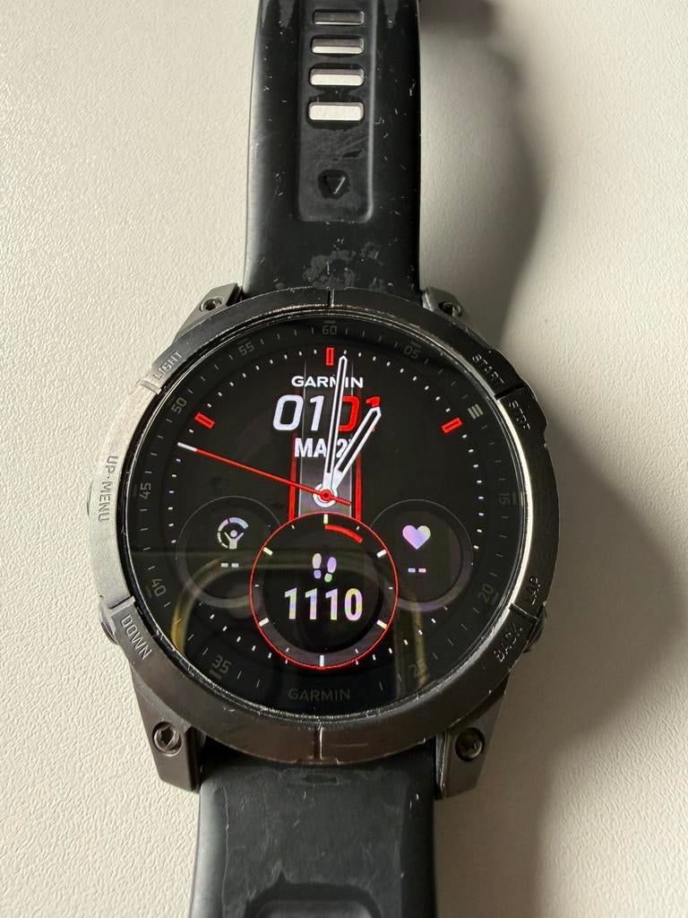 Garmin Epix Gen 2 Sapphire Amoled, Ophalen of Verzenden, Gebruikt, Zwart