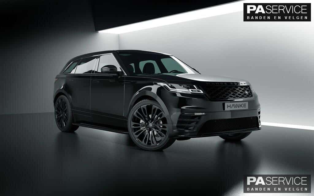 Nwe 22 inch Matblack Hawke Halcyon Range Rover Velar velgen, -, -, Banden en Velgen, Nieuw