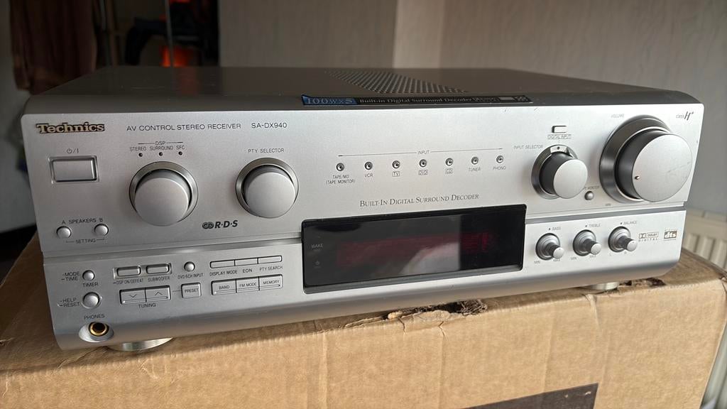 Technics AV CONTROL STEREO RECEIVER SA-DX940, Ophalen, Zo goed als nieuw