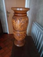 Houten vaas, Ophalen