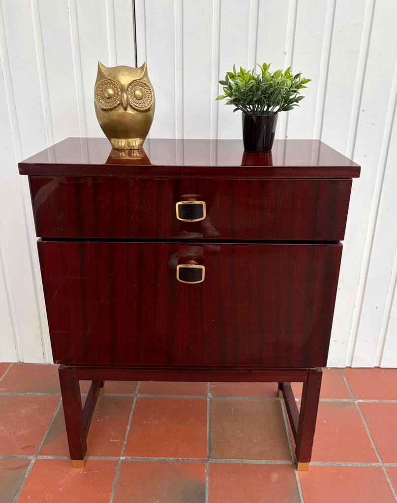 Table de chevet vintage, Enlèvement, Utilisé